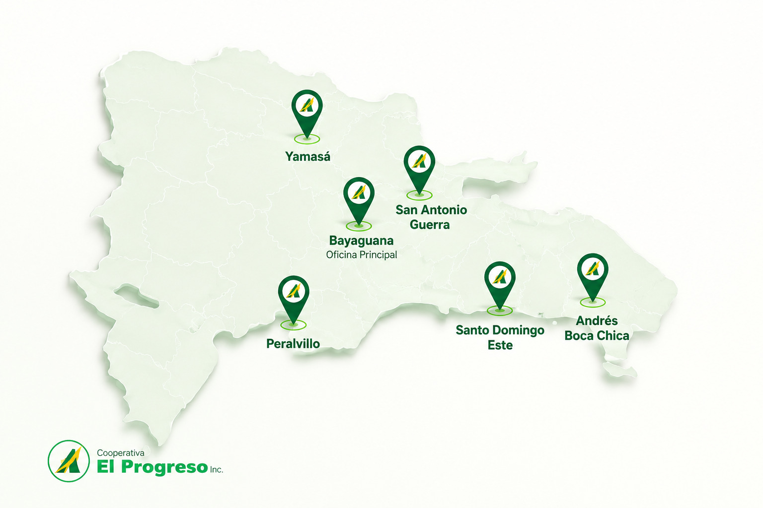 Mapa de sucursales